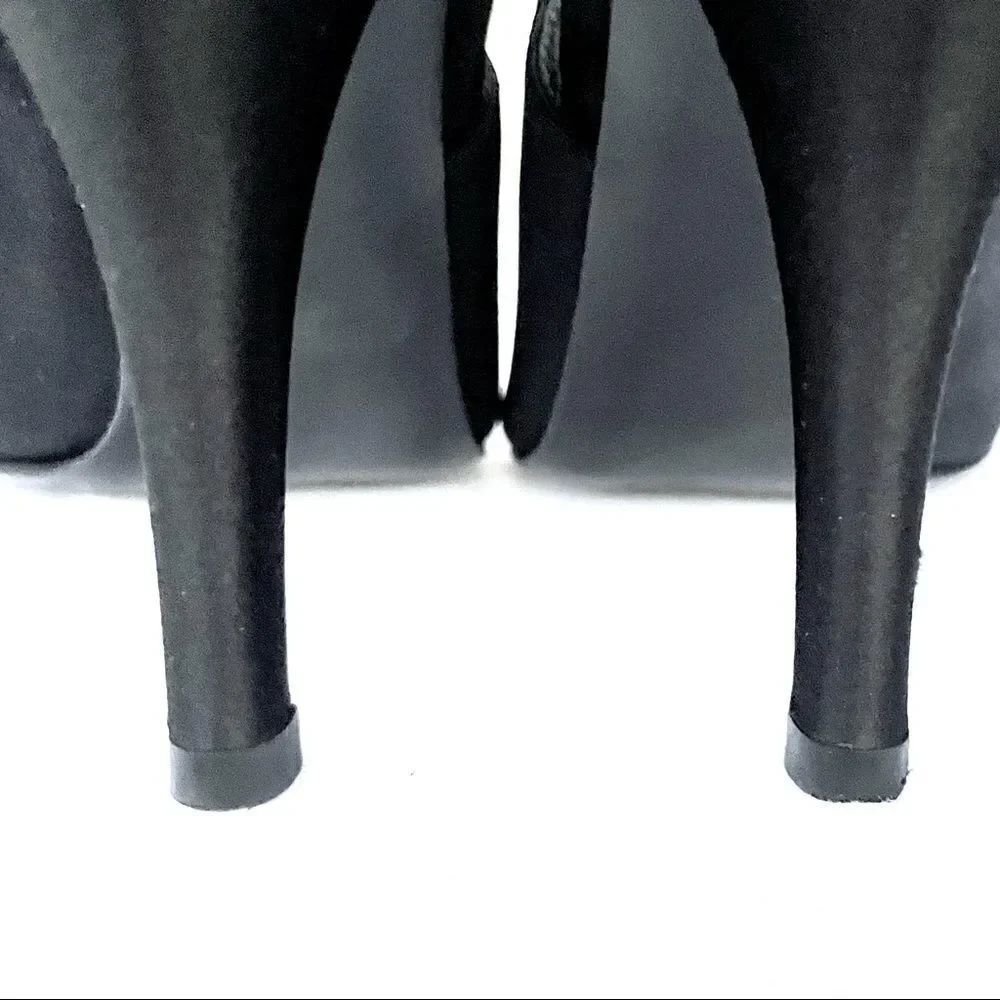 Stuart Weitzman peep Toe Sling-Back Heels - Picture 7 of 11